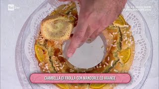 Ciambella di frolla con mandorle ed arance  È sempre mezzogiorno 18102024 [upl. by Initof]