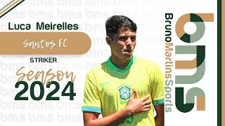 LUCA MEIRELLES 2007  STRIKER  SEASON 2024 [upl. by Eissim]