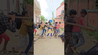 Train Se Bachne ka trika 😂 shorts tiktokvideo funnyshorts comedy trainvideo [upl. by Ettenauq]