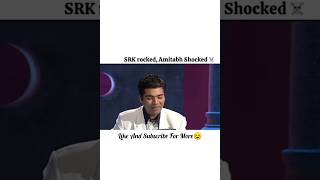 Srk Rocked🔥Coffee with karaninterviewSrkAmitabhforyoushorts [upl. by Yrod]