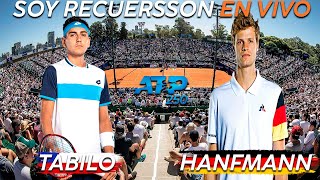 Alejandro Tabilo vs Yannick Hanfmann Reaccionando en vivo ATP 250 de Buenos Aires [upl. by Thor]