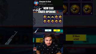 New SSC CRATE OPENING 🔥 Last Tak dekho😂 bgmi bgmishorts viral [upl. by Annayar]