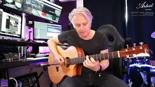 Artist JMZ200CEQ Solid Sitka Top AcousticElectric Guitar Review by Peter Northcote [upl. by Atolrac126]