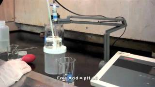 Titrating Free and Total Acid Using A pH Meter [upl. by Coke]