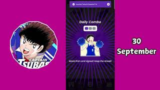 Captain Tsubasa Airdrop Combo  Captain Tsubasa Daily Combo September 30 [upl. by Kilmarx]