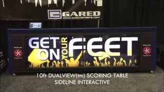 Sideline Interactive DualView scoring table digital [upl. by Zuliram]