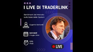 LIve con Eugenio Sartorelli Sentiment del Mercato sulla base delle Opzioni [upl. by Adnilema]