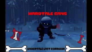 HARDTALE Sans gameplay  Undertale last corridor [upl. by Coy]