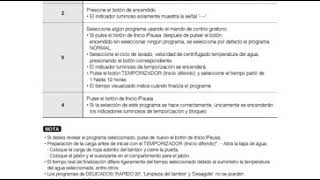 Manual Lavasecarropas Siam LSILS60B [upl. by Earased]