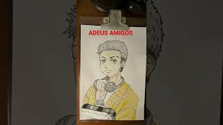 adeus amigos Takashi Mitsuya de Tokyo revenger drawing anime art desenhista mitsuya [upl. by Vivle]