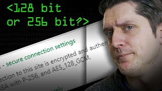 128 Bit or 256 Bit Encryption  Computerphile [upl. by Solegnave]