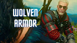 WOLVEN ARMOR  BEST ARMOR IN THE WITCHER 3  Red Dye shorts [upl. by Eliott30]