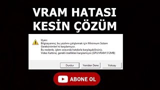 PES 2020 VRAM FİFA 20 DONMA KASMA ÇÖZÜMÜ OYUN DONMASINA SON [upl. by Teece]