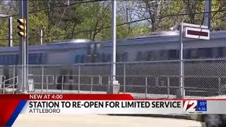 MBTA reopening South Attleboro train station [upl. by Ravel]