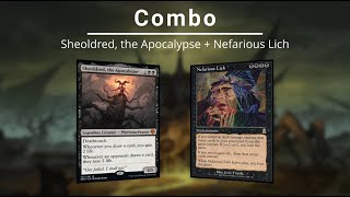 EDH COMBO Sheoldred the Apocalypse  Nefarious Lich [upl. by Ahsyia]