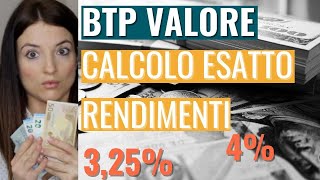 BTP VALORE Rendimenti Stellari Conviene Quanto paga di cedola Quello che non ti dicono File [upl. by Orten70]