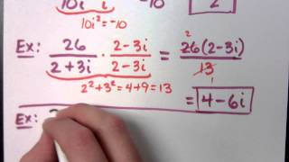 College Algebra  Part 17 Complex Numbers  Division [upl. by Chas319]