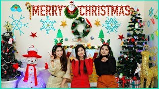 CHRISTMAS PARTY DIY Decoration Ideas …  WallDecor Affordable Anaysa DIYQueen [upl. by Adnema]