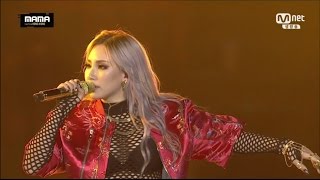 CL  나쁜 기집애  HELLO BITCHES amp 2NE1  FIRE  내가 제일 잘 나가 in 2015 MAMA [upl. by Alburga]