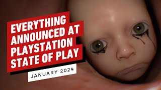 Everything Announced at PlayStation State of Play  Jan 2024 [upl. by Cosetta]