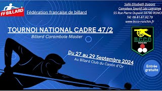 Tournoi Masters cadre 472  Billard 4  phases finales [upl. by Chan304]