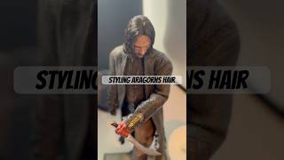 Styling Aragorns hair figure by INARTOfficial aragorn inart inartaragorn lordoftherings [upl. by Sydalg]