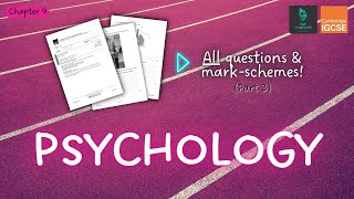 QUESTIONS A ANSWERS amp MARK SCHEMES  Sports Psychology Ch 9  IGCSE PE exam revision [upl. by Aseret]