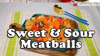 Sweet and Sour Meatballs [upl. by Arbe]