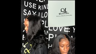 How to make a wig without a dome cap BEGINNEREASY QLQUEENLIFECOM [upl. by Tnerual]