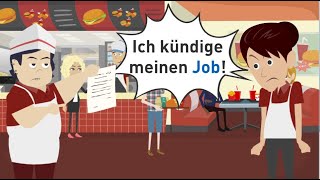 Deutsch lernen mit einfachen Videos  Folge 1 ein Neubeginn  Übungen Grammatik und Wortschatz [upl. by Amadus]