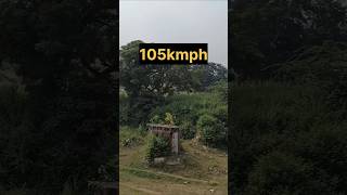 Bareilly to Kasganj train at 105kmph shorts [upl. by Zul]