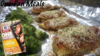 OnePan Recipes  McCormick One Sheet Pan Parmesan  Chicken Parmesan Recipe [upl. by Anaer497]