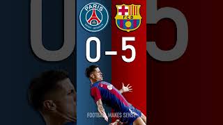 PSG vs FC Barcelona  UEFA Champions League Score Predictor  hit pause or screenshot [upl. by Yadrahc]