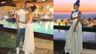 Enjoy Rachel LindsayAbasolo amp Husband Bryan Abasolo Honeymoon [upl. by Akemaj]