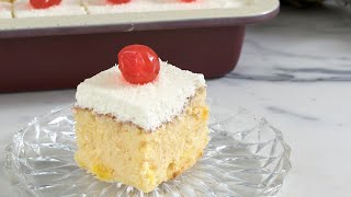 Pina Colada Tres Leches Cake [upl. by Adnal]