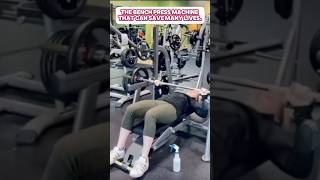 THE BENCH PRESS MACHINE THAT CAN SAVE MANY LIVES shorts gym viral [upl. by Jez]