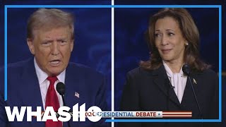 Highlights from fiery presidential debate between Harris and Trump [upl. by Forrer]