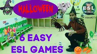 273  Top 6 Easy Halloween Party Games for kids [upl. by Araccot]