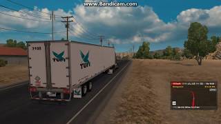 ATS Kenworth T680 Caja Wabash TUM Santa Maria Bakersfield [upl. by Gow]