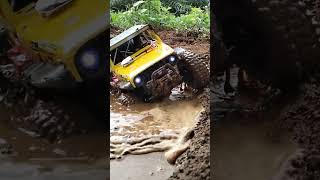 Rc Rubicon Wrangler 110 action offroad rcoffroad4x4 shortsviral shorts [upl. by Reynolds]