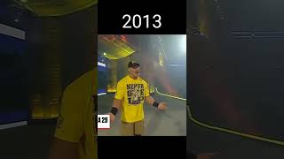 John Cena WrestleMania Evolution Now and Then johncena wwe shorts nowandthen [upl. by Lramaj]