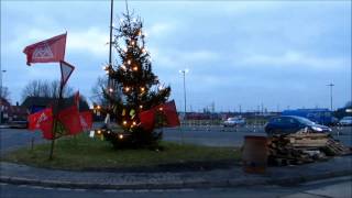 Siag Nordseewerke Emden trauriger Weihnachtsbaum 2012 [upl. by Nicol]