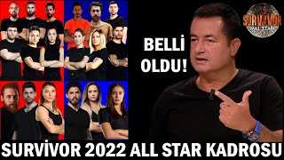 SURVÄ°VOR 2022 ALL STAR YARIÅMACILARI BELLÄ° OLDU EFSANE Ä°SÄ°MLER [upl. by Elconin140]