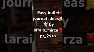 Bullet journal ideas for you DIARY 🥀✍by laraibmirzad6s🦋🌸capcut [upl. by Garth]