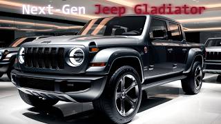 NextGen Jeep Gladiator Bold New Look amp Electric Options Unveiled [upl. by Ardnoik604]