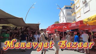 🇹🇷 Antalya Manavgat Bazaar Tour  Best Replica Shopping 2024 bazaar manavgat replica [upl. by Echo468]