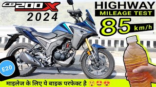 2024 Honda CB 200X Mileage Test Video  CB 200X Mileage CB 200X Ride Review On Road Price New [upl. by Fitts987]