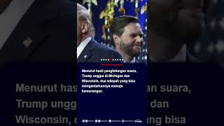 Donald Trump Deklarasikan Kemenangan Pilpres AS Saya akan Berjuang Setiap Hari Untuk Anda [upl. by Swope]