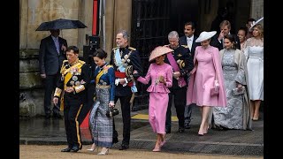 STUNNING OUTFITS AT THE CORONATION IN UKPART I [upl. by Ainwat317]