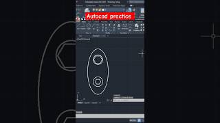 AutoCad practice Drawing  Autocad 2d tutorial for beginners  Drawing  CAD by Ankit  autocad [upl. by Punke]